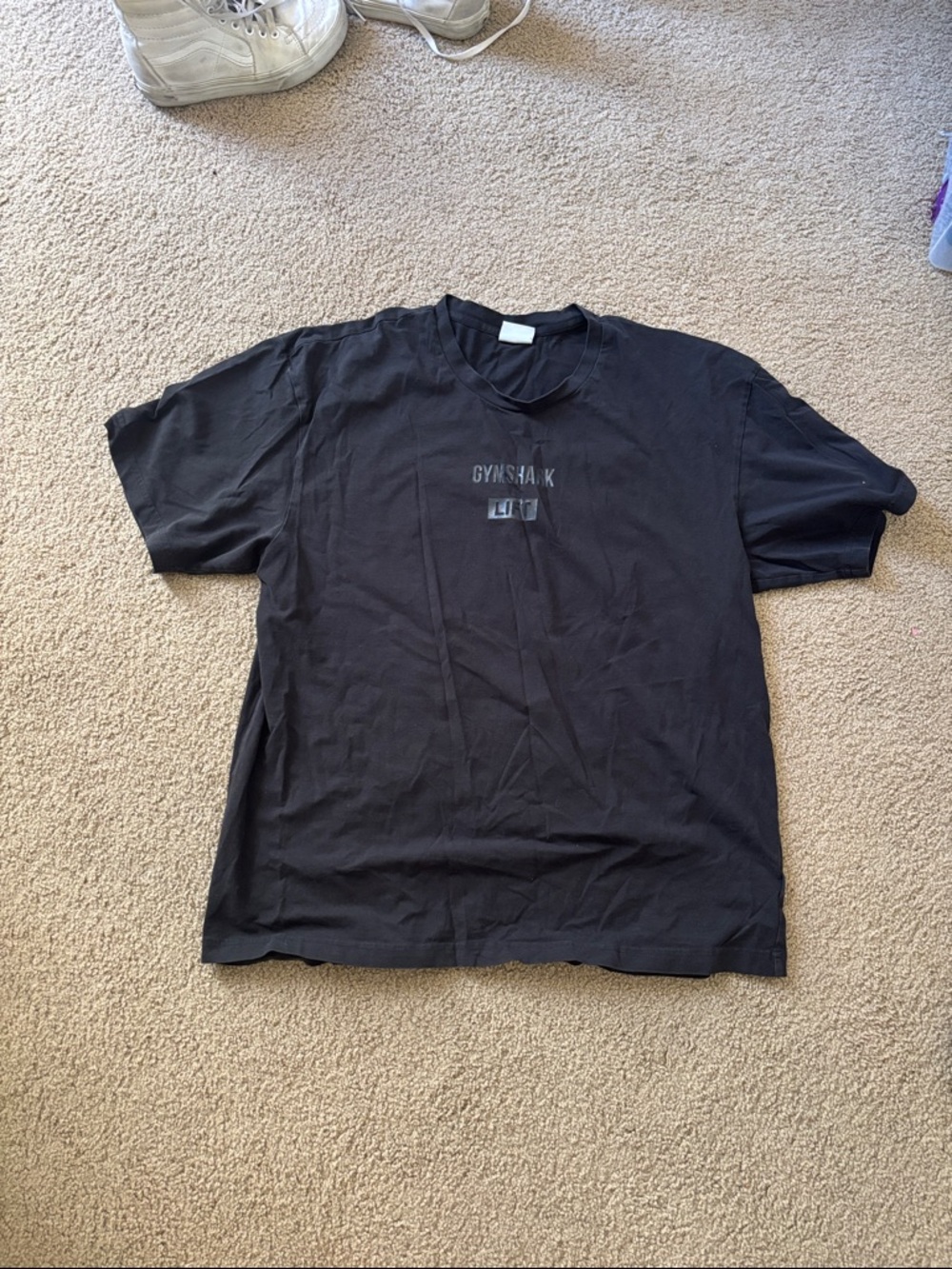 GYMSHARK Black Tee
